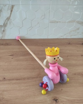 Игрушка-толкатель Small Foot 2459 Принцесса