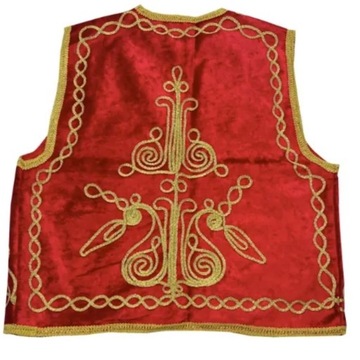 Turecki strój tradycyjny kamizelka turecka czerwona męska M 261