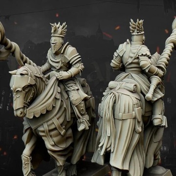 Highlands Miniatures Бретоннская тяжелая кавалерия, 5 моделей