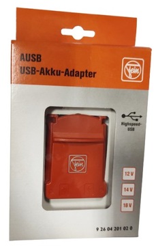 USB-адаптер для аккумулятора 12–18 В Fein 92604201020