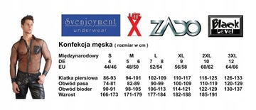 STRINGI MĘSKIE OPTYCZNIE POWIĘKSZAJĄCE PENISA L