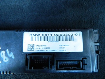 BMW X1 E84 E90 PANEL KLIMATIZACE 9263302