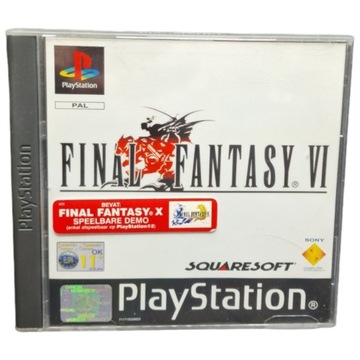 Gra Final Fantasy VI Sony PlayStation (PSX PS1 PS2) + demo Final Fantasy X
