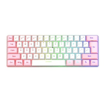Notebook stacjonarny przewodowa mała klawiatura podświetlana RGB