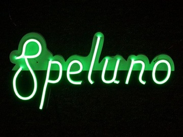 NSPELUNO NEON LED FLEX NAPIS Speluno 410X215MM