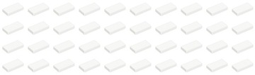 Lego 3069B Płytka Tile 1x2 Biała 40szt. Nowe