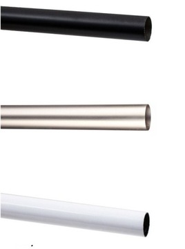 RURKA 19 mm / 240 cm - KARNISZ RURA METAL CZARNY