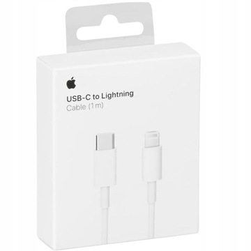 ОРИГИНАЛЬНОЕ ЗАРЯДНОЕ УСТРОЙСТВО APPLE + КАБЕЛЬ LIGHTNING 1М