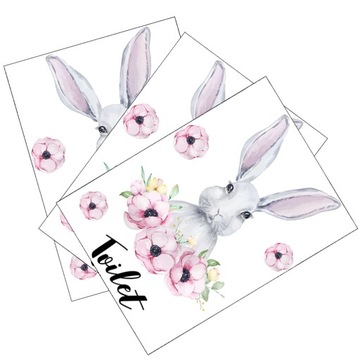 NAKLEJKI NA TOALETĘ RÓŻOWE NAKLEJKI NA SIEDZENIE 3 SZT.