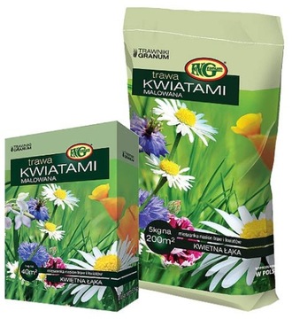 TRAWA KWIATAMI MALOWANA, KWIETNA ŁĄKA 5KG
