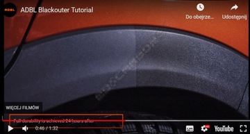 ADBL BLACKOUTER Средство для чернения наружных пластиков Dressing Plastics 0,5л