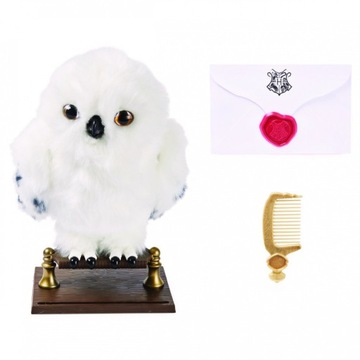 HARRY POTTER INTERAKTYWNA SOWA HEDWIGA Z LISTEM WIZARDING WORLD MASKOTKA