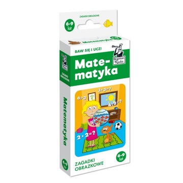 ZAGADKI OBRAZKOWE. MATEMATYKA. GRA LOGICZNA DLA DZIECI 6-9 LAT