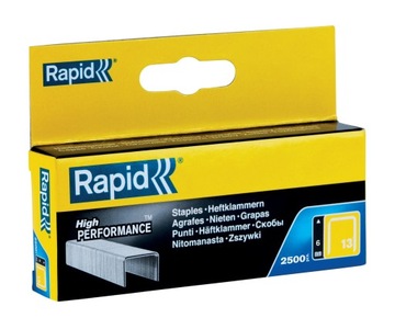 Скобы Rapid 13/6 25000 шт, серебро