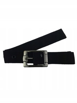 Dziecięcy pasek parciany z klamrą BA-5 2364-5 czarny105 x 3,5cm