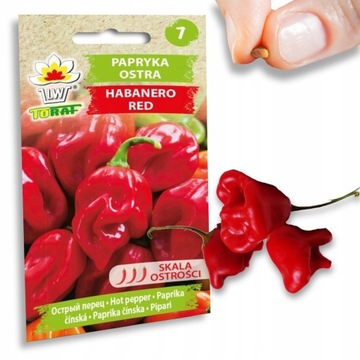 Nasiona warzyw PAPRYKA OSTRA Habanero Red