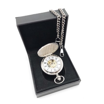 SEWOR Classic Карманные часы, корпус с рисунком, механический механизм