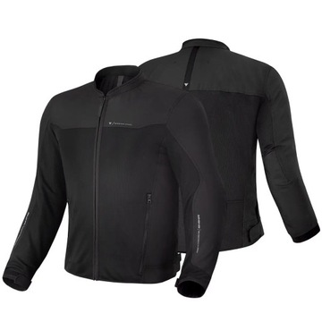 Shima OPENAIR Мужская летняя мотоциклетная куртка черного цвета L