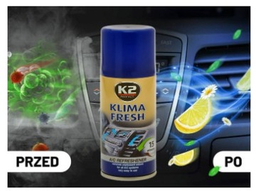 ZESTAW DO ODGRZYBIANIA I ODŚWIERZANIA KLIMATYZACJI K2 LEMON I KLIMA DOCTOR