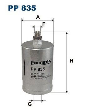 FILTRON PP 835 ФІЛЬТЕР ПАЛИВА MERCEDES-BENZ FERRARI PUCH 