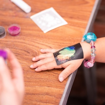 Блеск татуировки татуировки. Большие татуировки блеска DIY