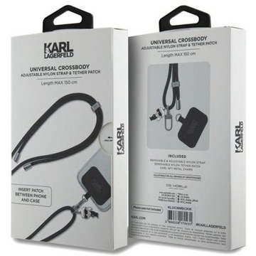 Ремешок для телефона Karl Lagerfeld CBDY Cord - черный