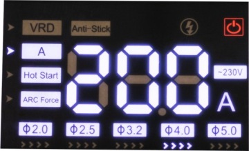 Инверторный сварочный аппарат Magnum SNAKE 200 LED (200А/60%)