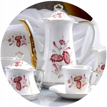 023 KAMELIA SERWIS KAWOWY 12/39 CHODZIEŻ PORCELANA