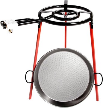 PALNIK GAZOWY PATELNIA 46CM VAELLO ZESTAW GRILL ZEWNĘTRZNY