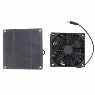 ВЕНТИЛЯТОР + СОЛНЕЧНАЯ ПАНЕЛЬ 3ВТ 12В СОЛНЕЧНАЯ