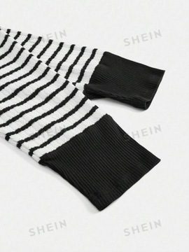 SHEIN MATERNITY BLUZA W PASKI ZAPINANA DO POŁOWY 2XL 684