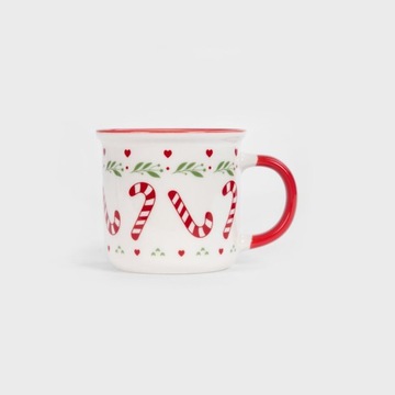 Кружка UNIS с конфетницей и красной ручкой 0,4 л HOMLA