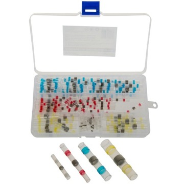 Термоусадочная трубка с жестью, быстроразъемный разъем, 120 шт.