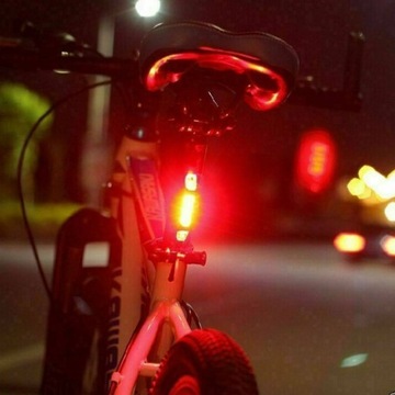 КОМПЛЕКТ ВЕЛОСИПЕДА ПЕРЕДНИЙ ЗАДНИЙ ФОНАРЬ СВЕТОДИОДНЫЕ ФОНАРИ USB