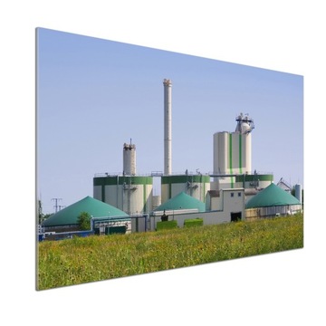Panel dekor szkło Biogazownia 100x70 cm + KLEJ