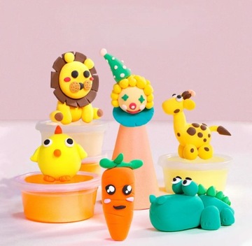 ВОЛШЕБНЫЙ Пластилин ПЕНА ГЛИНА СЕНСОПЛАСТИКА 60 ШТ.