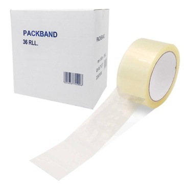 TAŚMA PAKOWA 48mm/66m KLEJĄCA bezbarwna 36szt