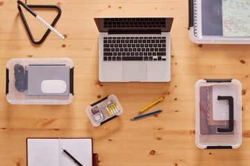 ПЛАСТИКОВЫЙ КОНТЕЙНЕР С КРЫШКОЙ-ОРГАНИЗАТОРОМ 8л