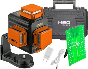 Laser 3D, zielony, walizka NEO TOOLS 75-109