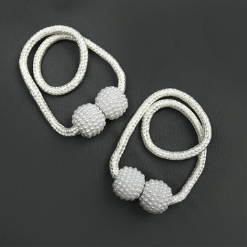 ПРЯЖКА ДЛЯ ШТОР ШТОР С БЕЛЫМ ЖЕМЧУГОМ