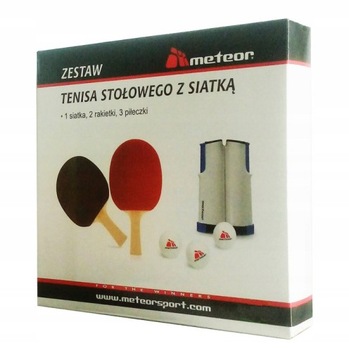 Набор для пинг-понга, 2 ракетки, весла, 3 мяча, сетка для настольного тенниса