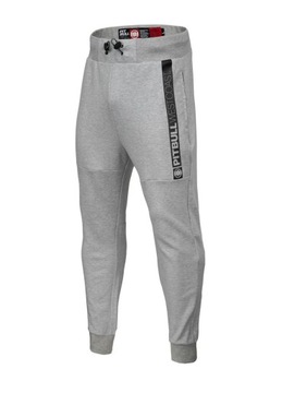 PITBULL WEST COAST SPODNIE DRESOWE SATURN SZARE JOGGING PANTS GREY L