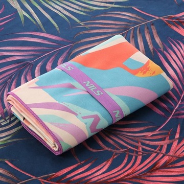 Lekki Ręcznik Szybkoschnący Kąpielowy Na Basen 160x80 cm + Zawieszka