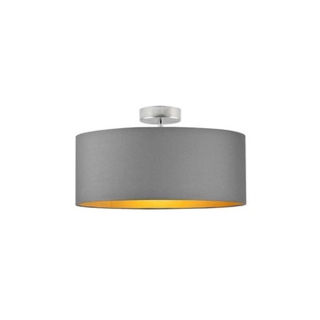 NOWOCZESNY PLAFON SUFITOWY 40 CM BELLA GOLD CZARNY