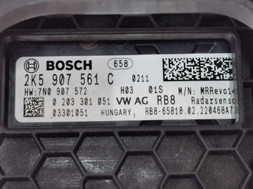 Радар, датчик, дистроник VW SKODA AUDI SEAT 2K5907561C 6.040
