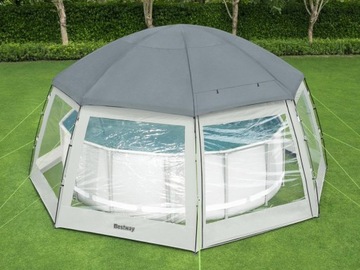 Покрытие для бассейна с джакузи, беседкой, павильоном, 58612