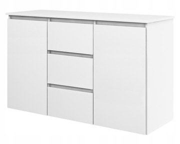 КОМОД 120 СМ БЕЛЫЙ ВМЕСТИМОСТЬ K3 ДЛЯ СПАЛЬНИ