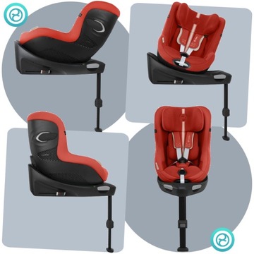 CYBEX SIRONA GI I-SIZE PLUS HIBISCUS RED SEAT