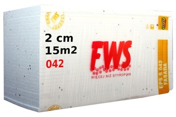 STYROPIAN OCIEPLENIE FASADA gr. 2cm 15m2/op