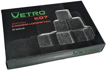 Каменные кубики льда и камни для напитков виски